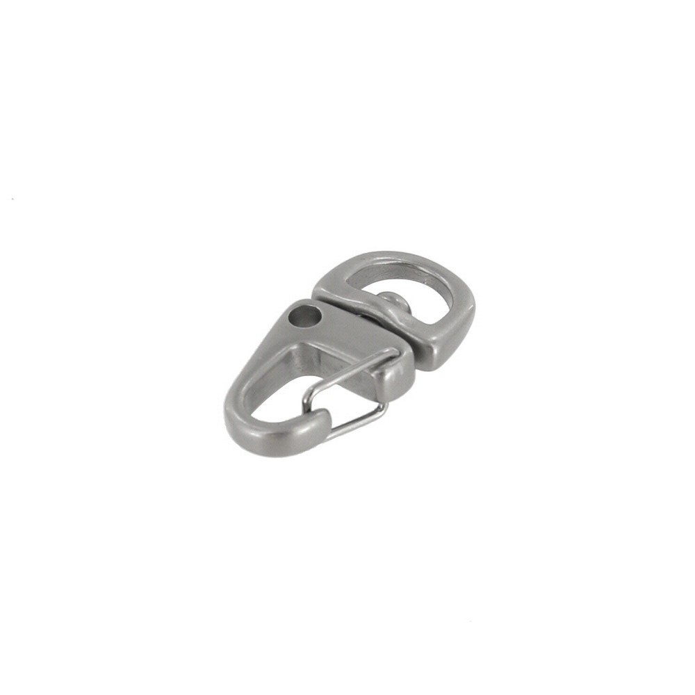 3/8" Nickel Matte Swivel Lever Snap Round Base