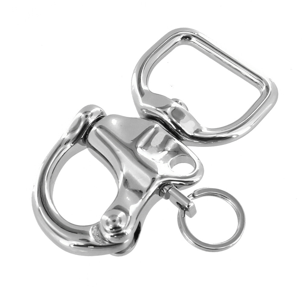 1" QUICK RELEASE SNAP SHACKLE, NICKEL PLATE