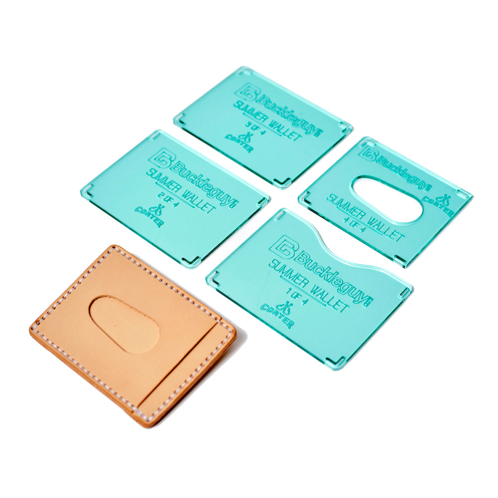 Corter Summer Wallet Acrylic Template