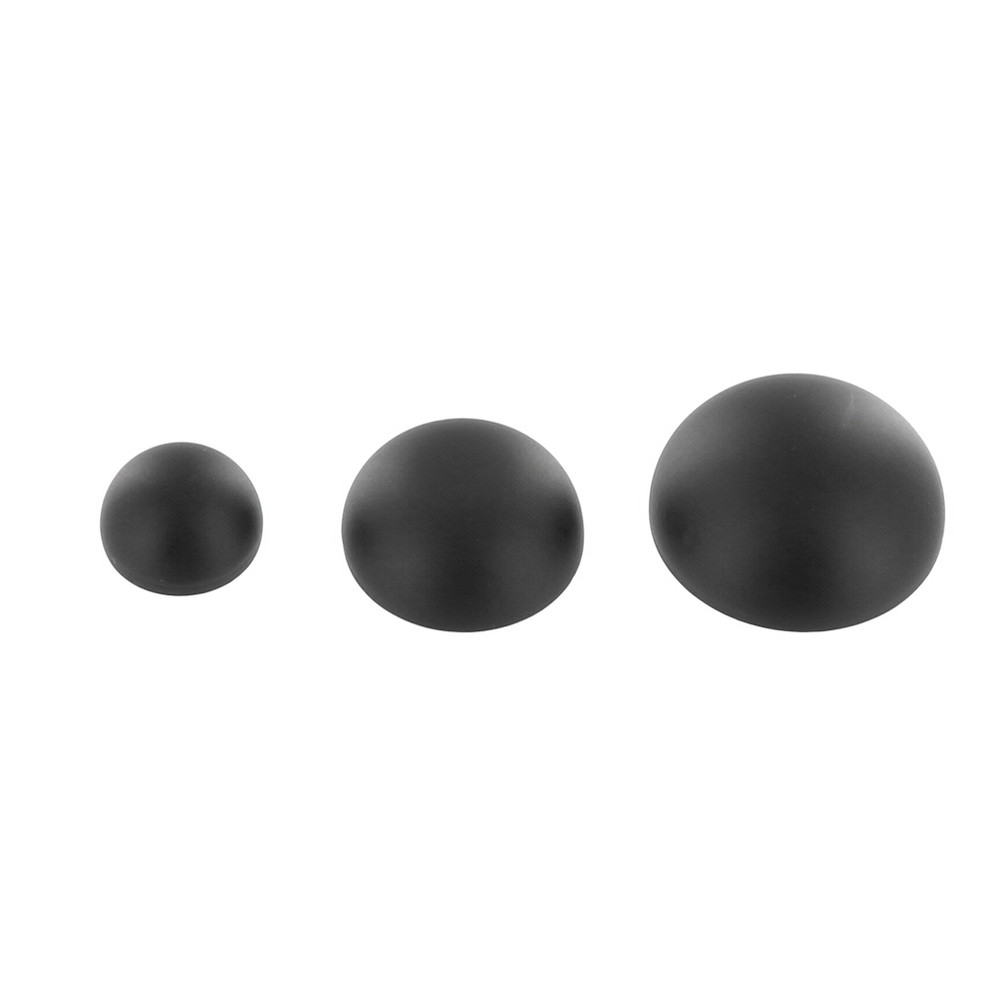 Round Bag Feet, Black Matte