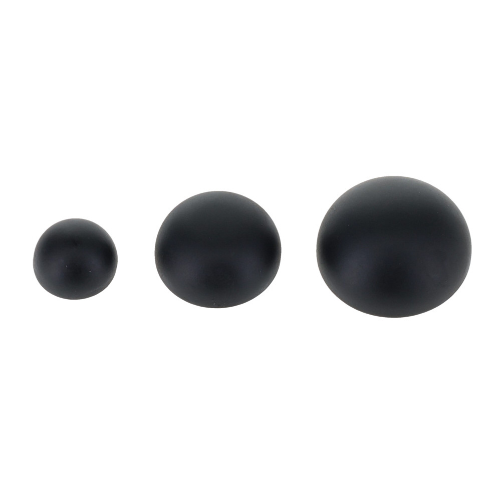 Round Bag Feet, Black Matte