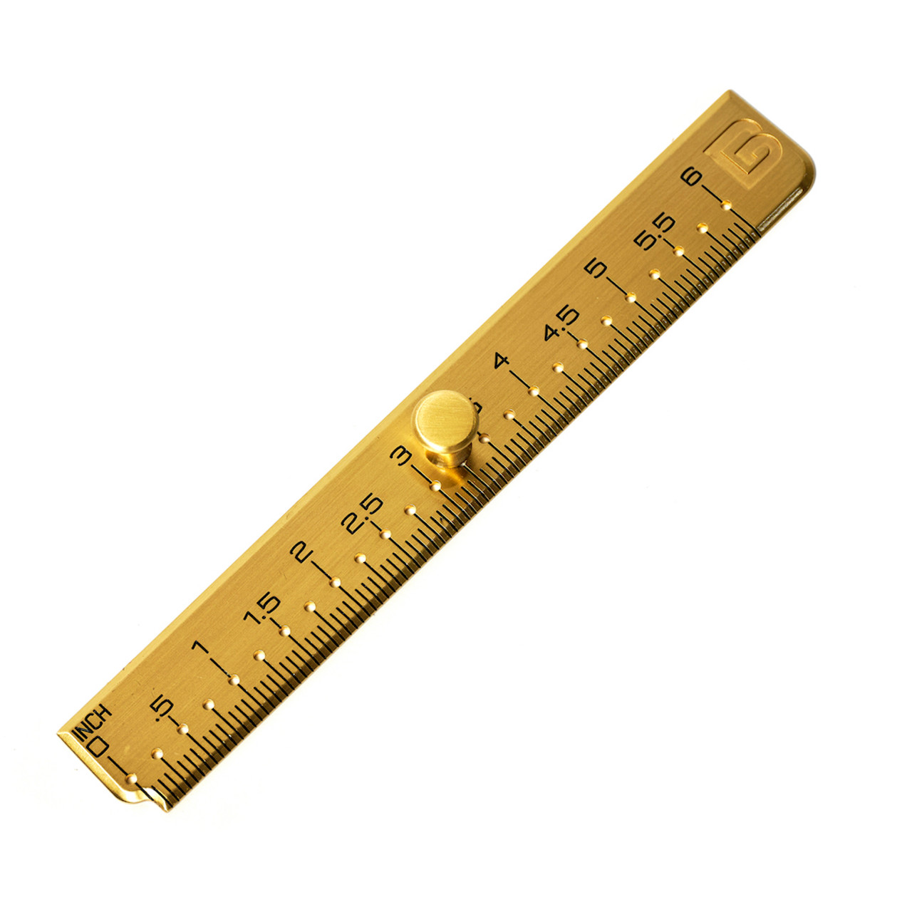 Buckleguy Brass Tool, 6" Ruler