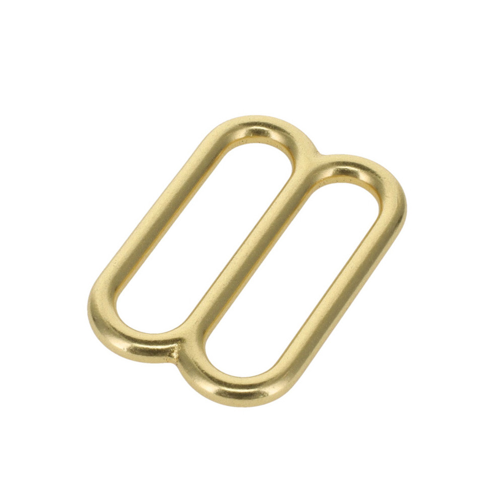 NATURAL BRASS DOUBLE LOOP SLIDER