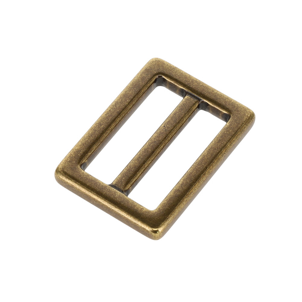 B7102 Double Loop Slider, Antique Brass