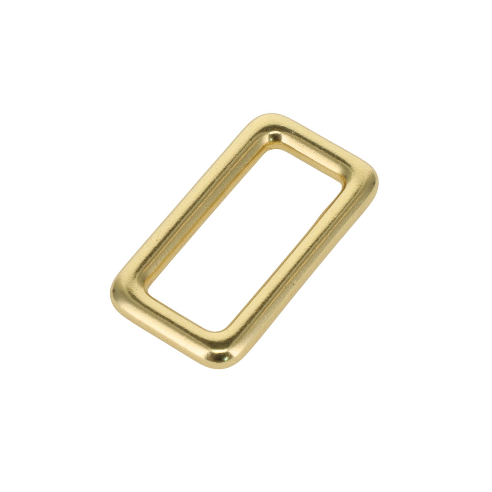 B7097 SINGLE LOOP SLIDER, NATURAL BRASS
