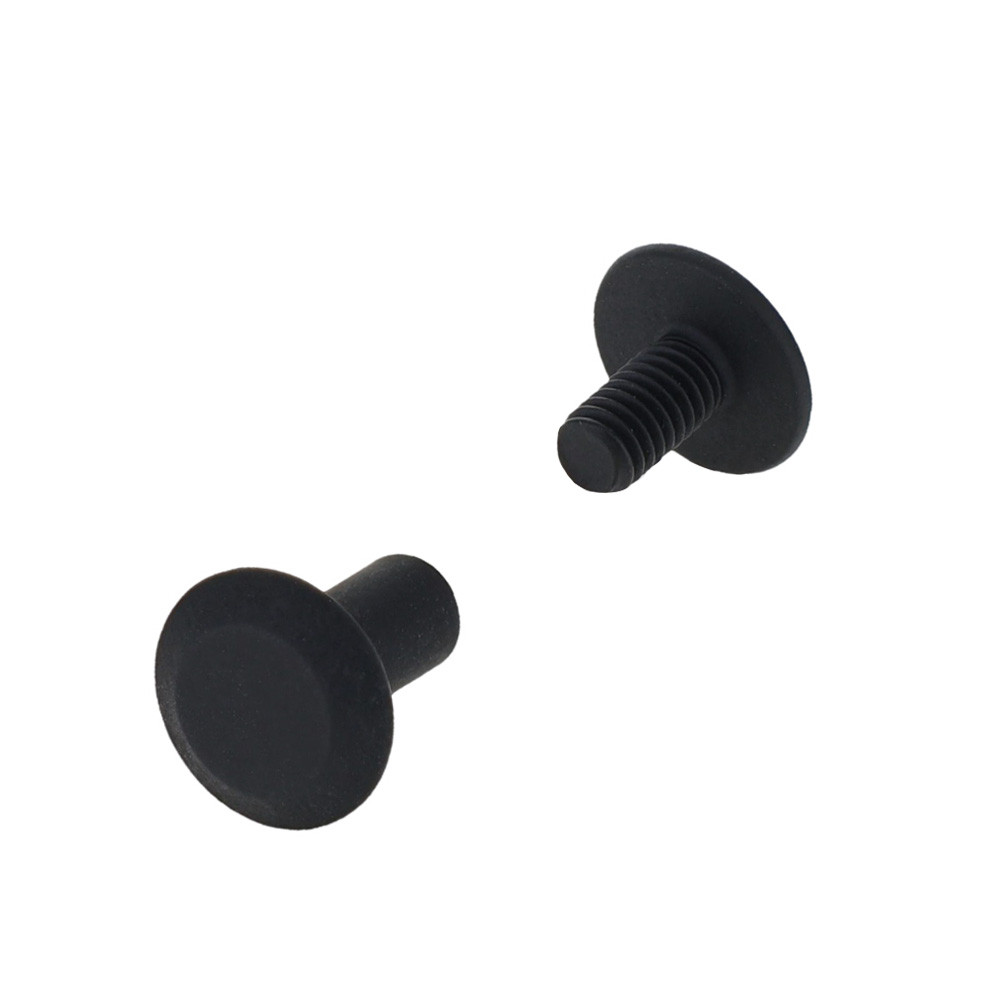 Black Matte Chicago Screws Flat Head 3/8"
