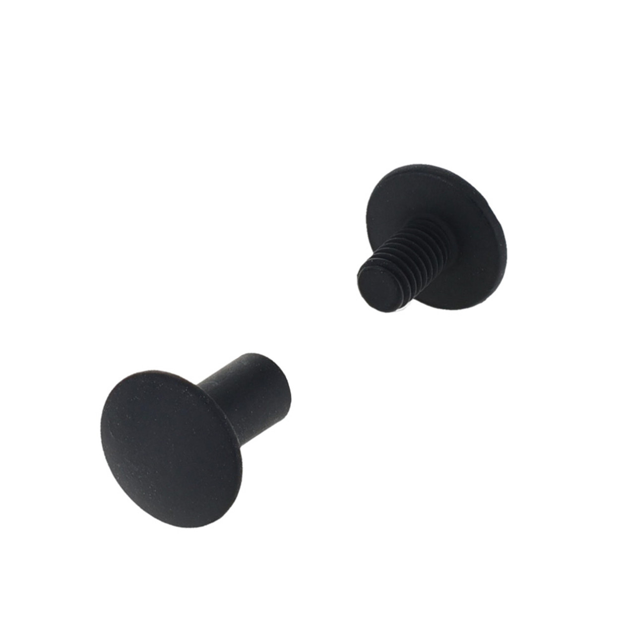 Black Matte Chicago Screws Dome Head 3/8"