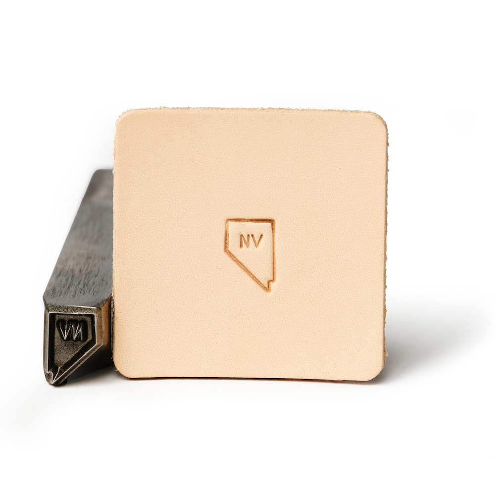Leather State Stamp Nevada