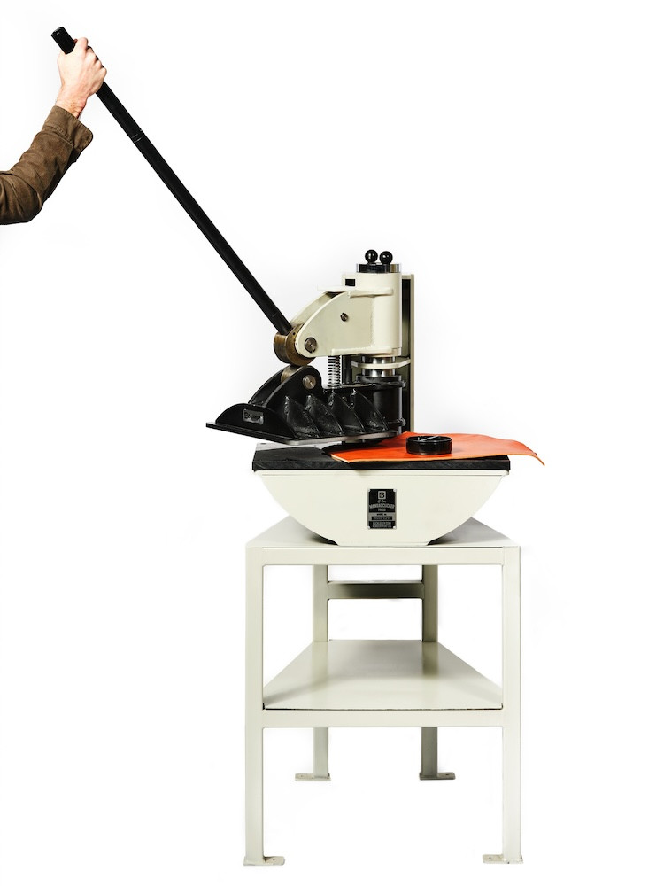 12-ton and 8-ton manual clicker press