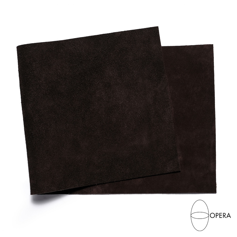 Opera Suede Leather Panel, Mocha (206)