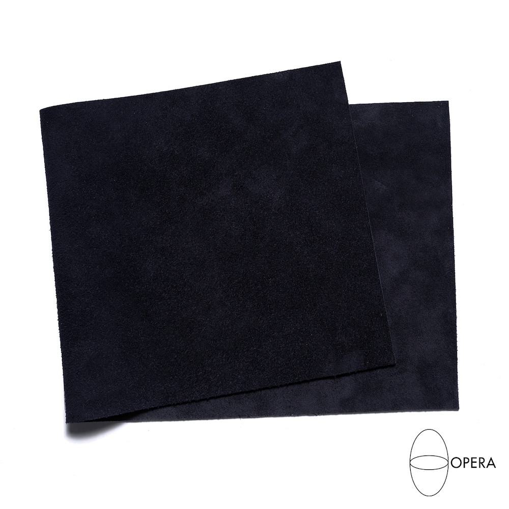 Opera Suede Leather Panel, Navy Blue (106)
