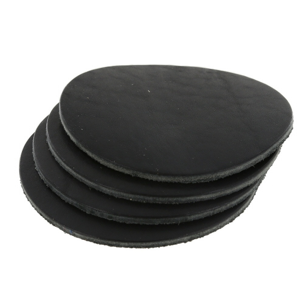 Horween Dublin Black Circle Coaster
