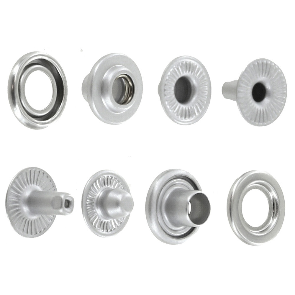 SN5617 Nickel Matte Open Hole Snap