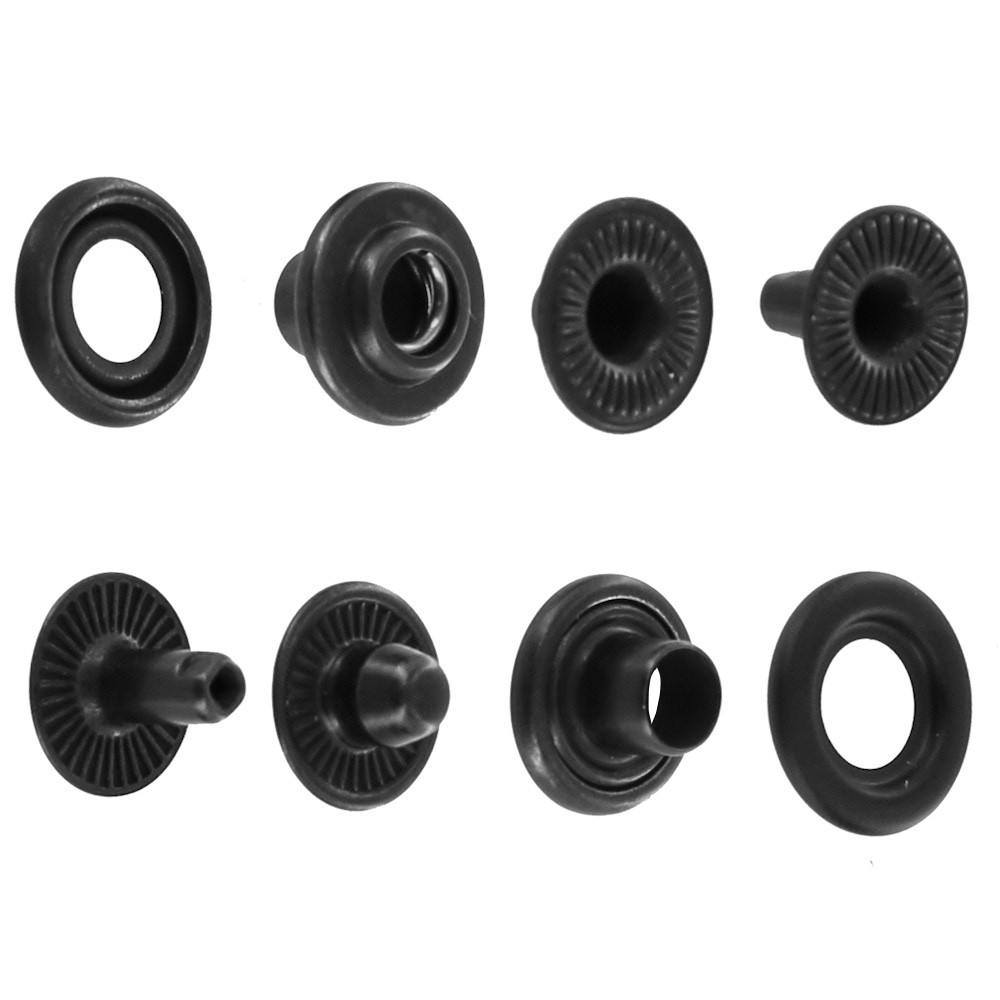 SN5617 Black Matte Open Hole Snap