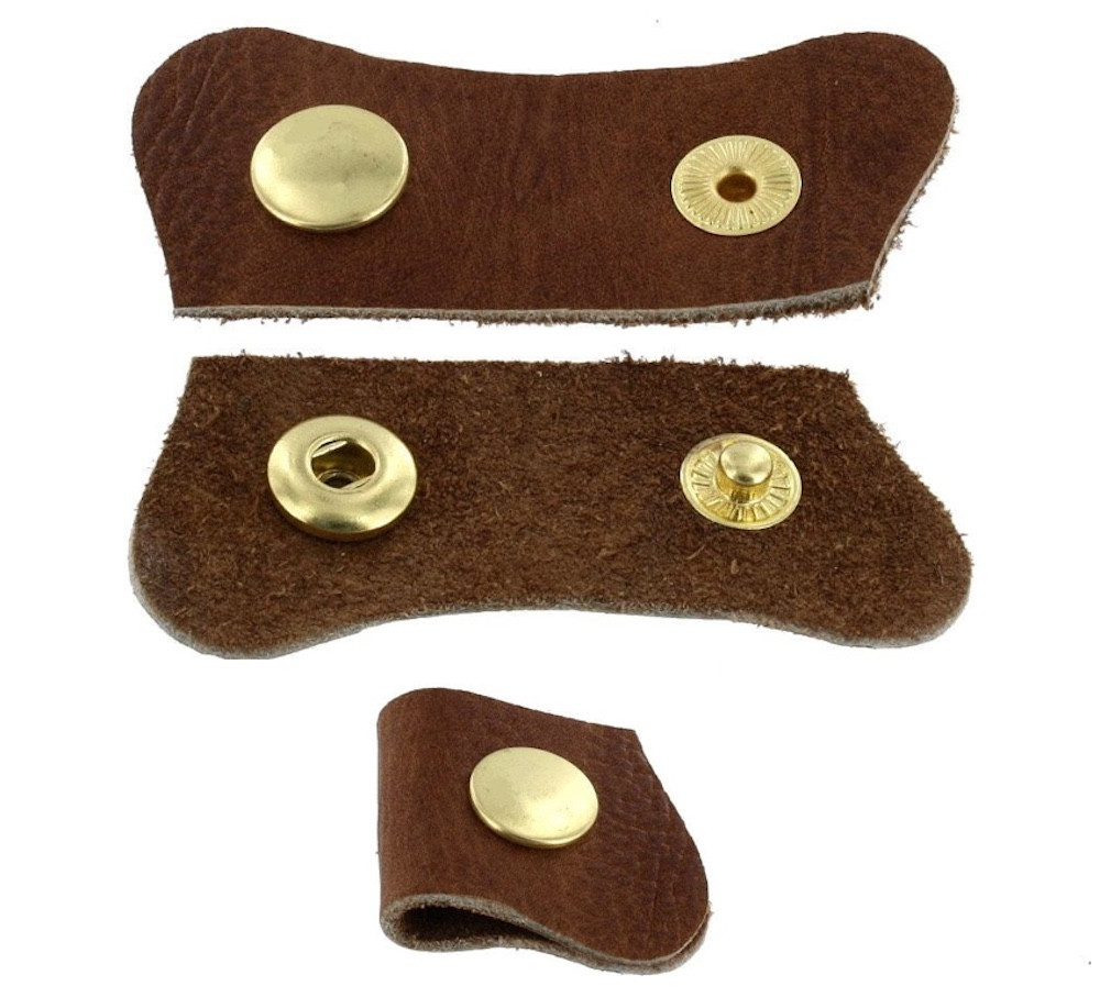 Glove Snap Fastener, Natural Brass, Solid Brass (100 per bag