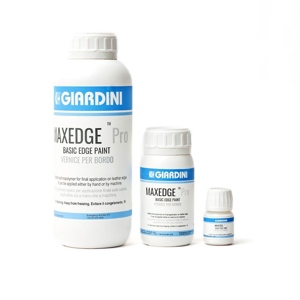 3 sizes of Italian leather edge paint