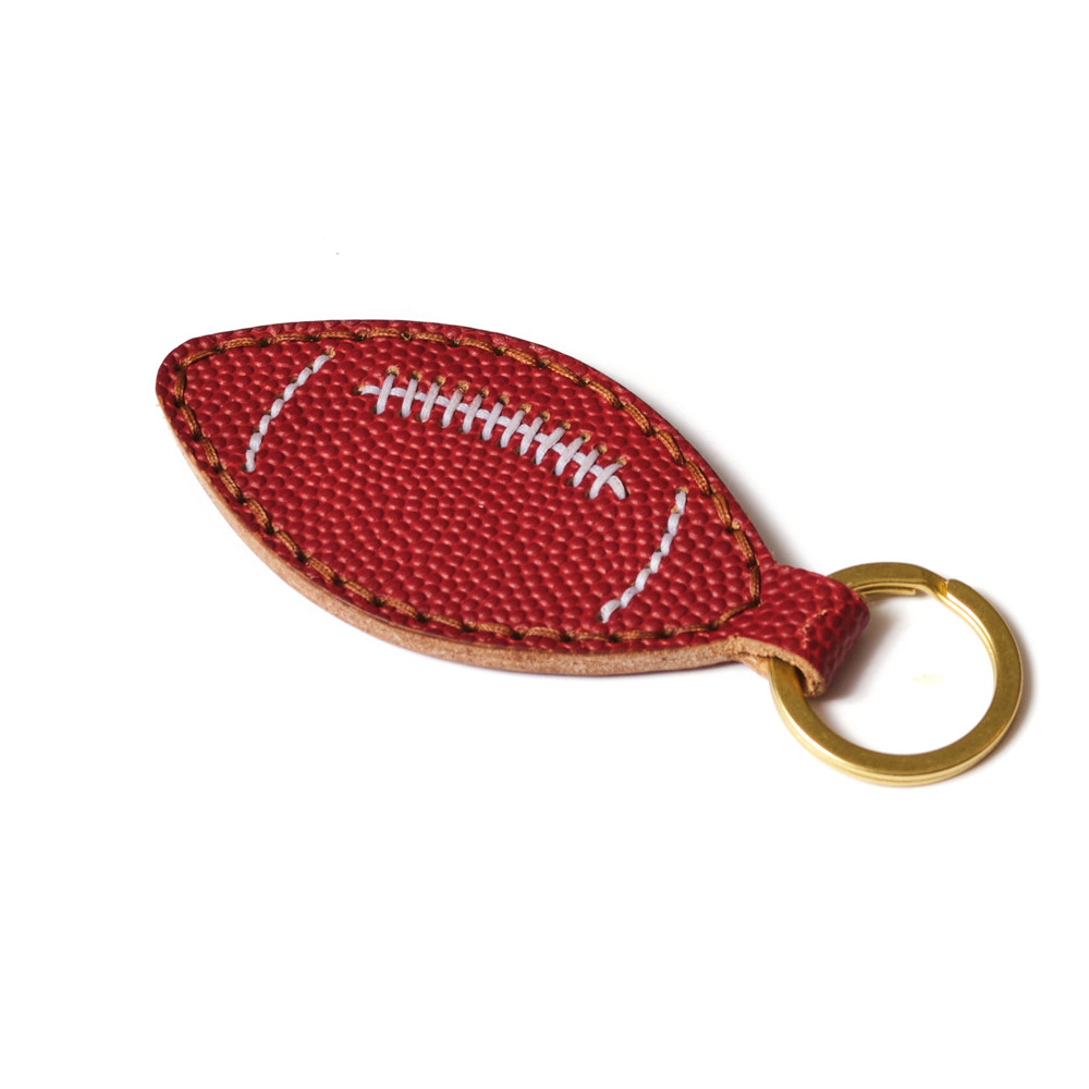 Football leather key fob kit