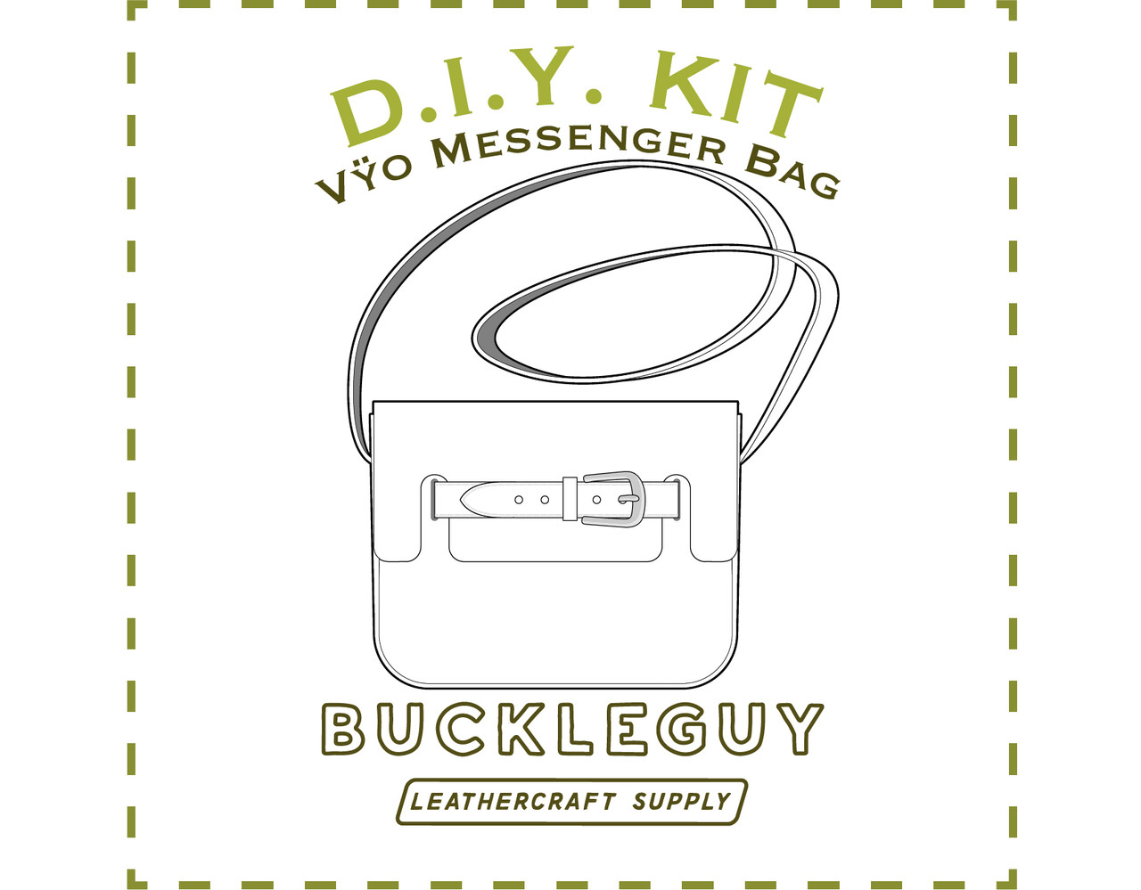 Printable pattern template for making a crossbody messenger bag