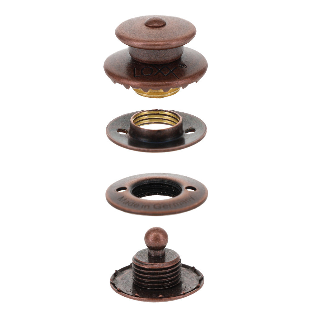 LOXX® Fastener Set, Antique Copper