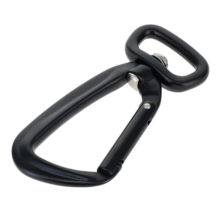 Non Lock Swivel Carabiner, Aluminum