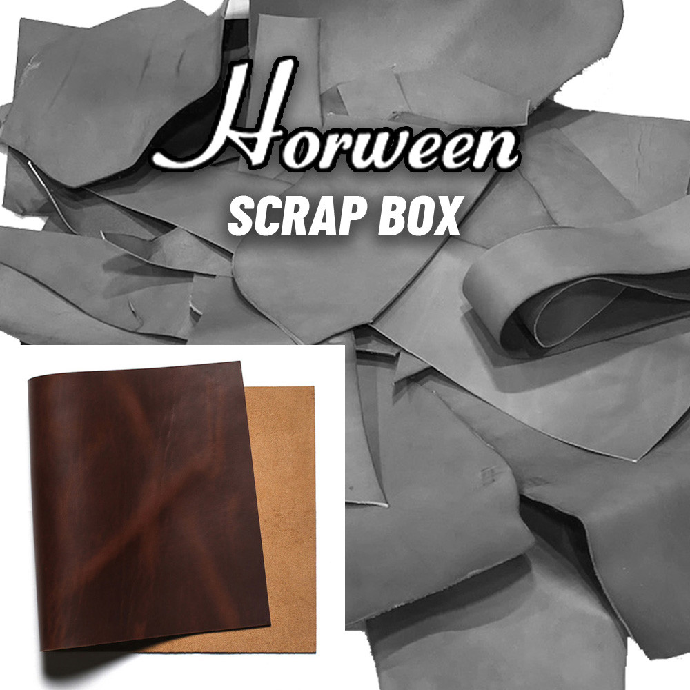 Horween Veg Tan Leather Scrap Cavalier Carolina Brown