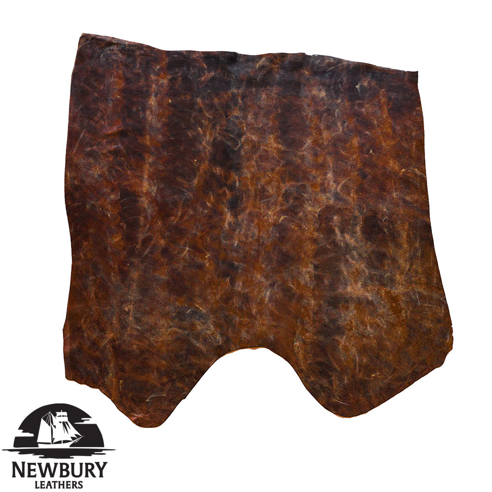 Brown Craze Leather, Double Butt