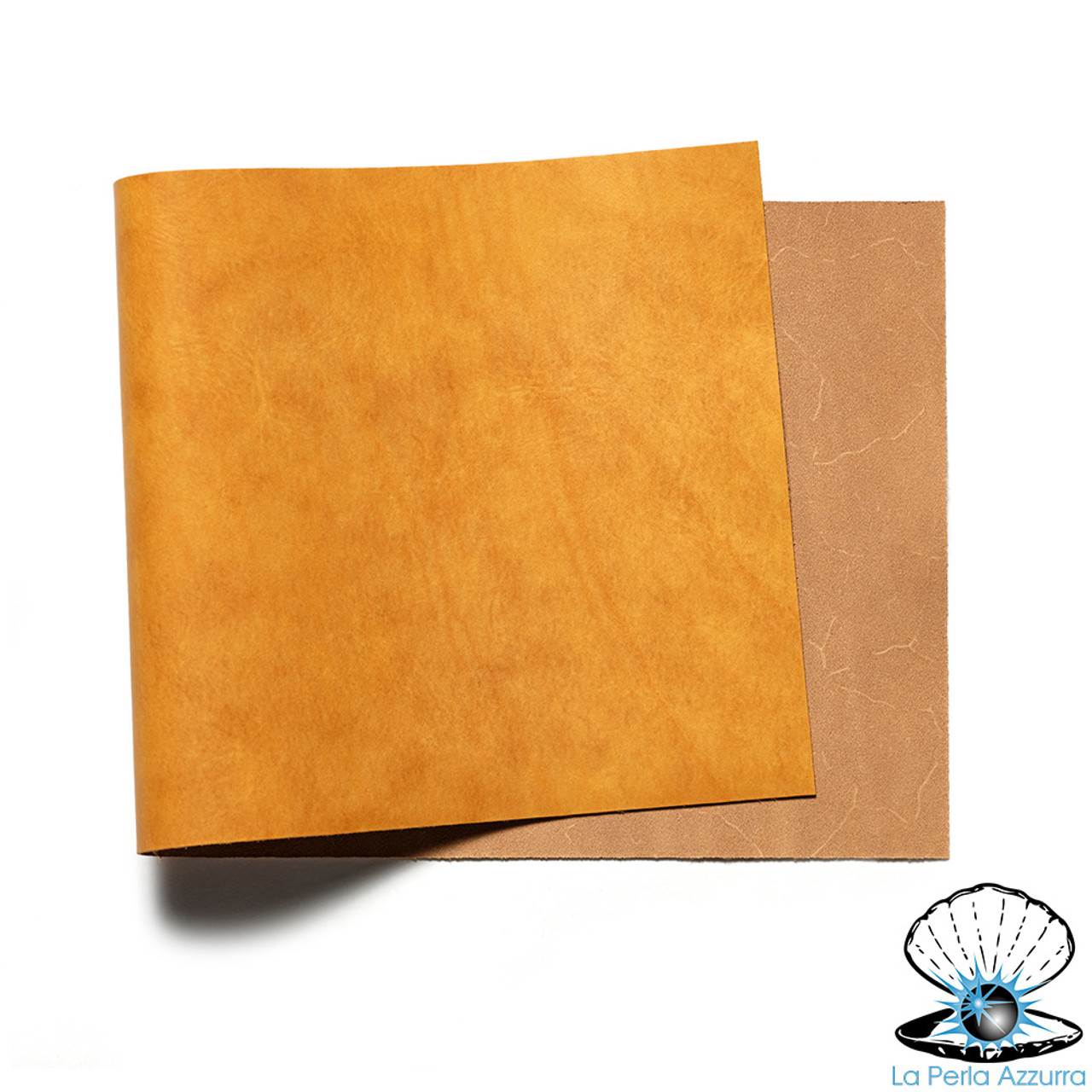 Missouri Leather Panel from La Perla Azzurra, Light Brown