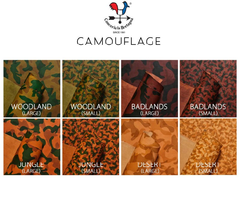 Camo Leather Colors