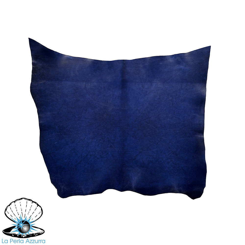 Conceria La Perla Azzurra, Missouri, Double Shoulder, Cobalt Blue