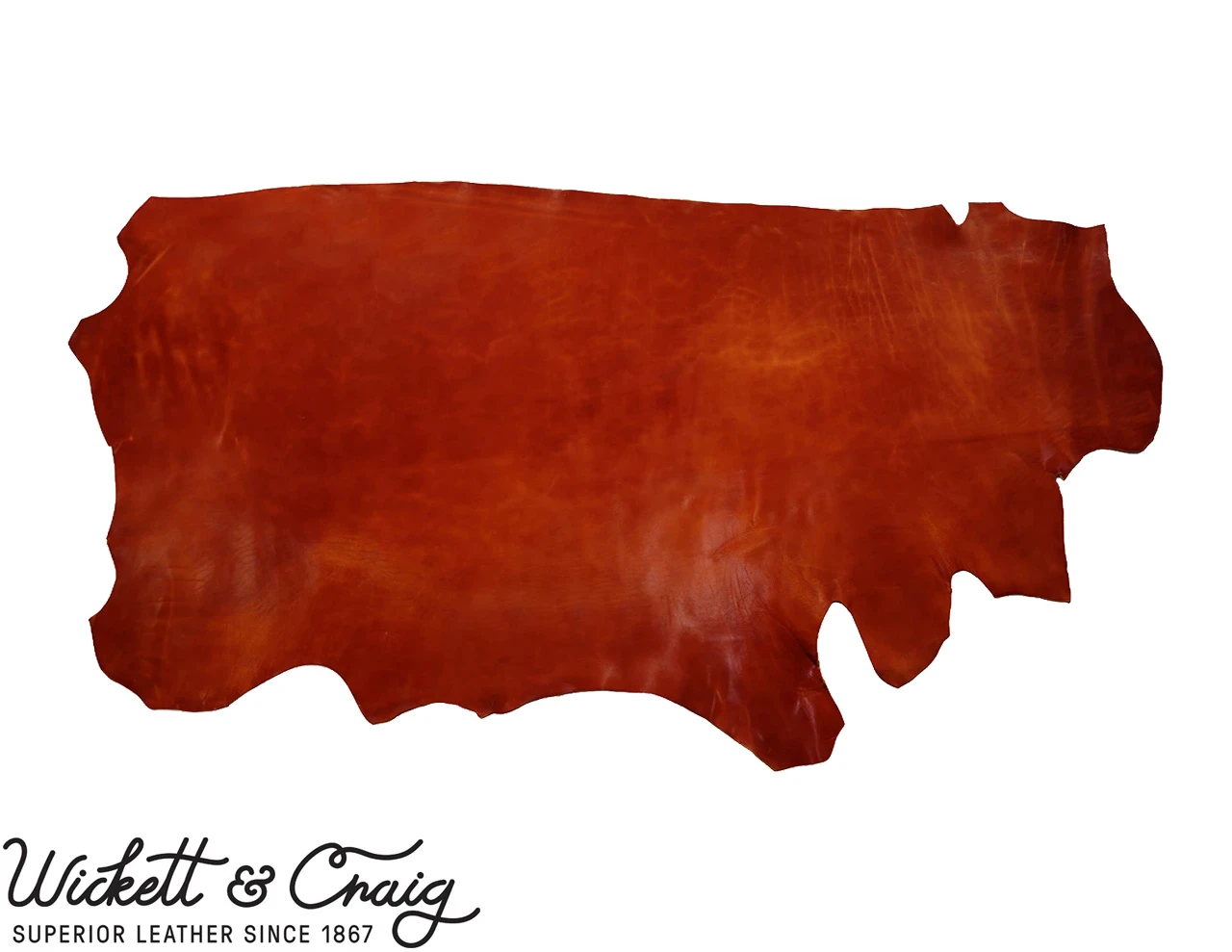 Wickett & Craig Traditional Harness Leather, Side, Chestnut