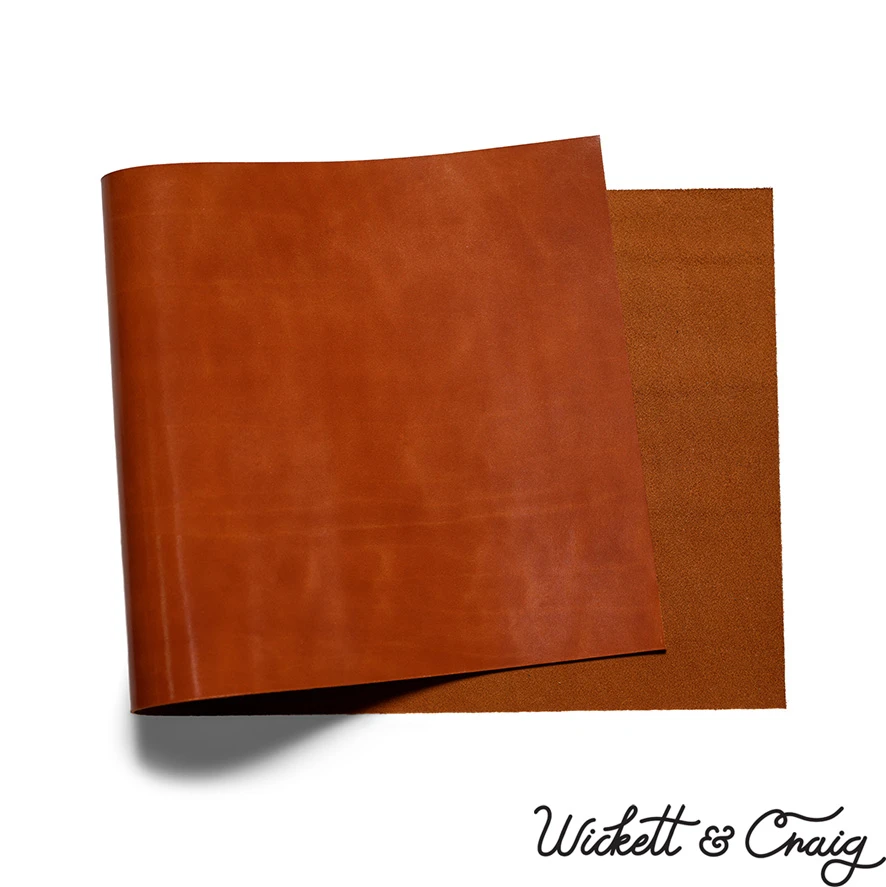 Wickett & Craig Traditional Harness Leather Panels, Chestnut