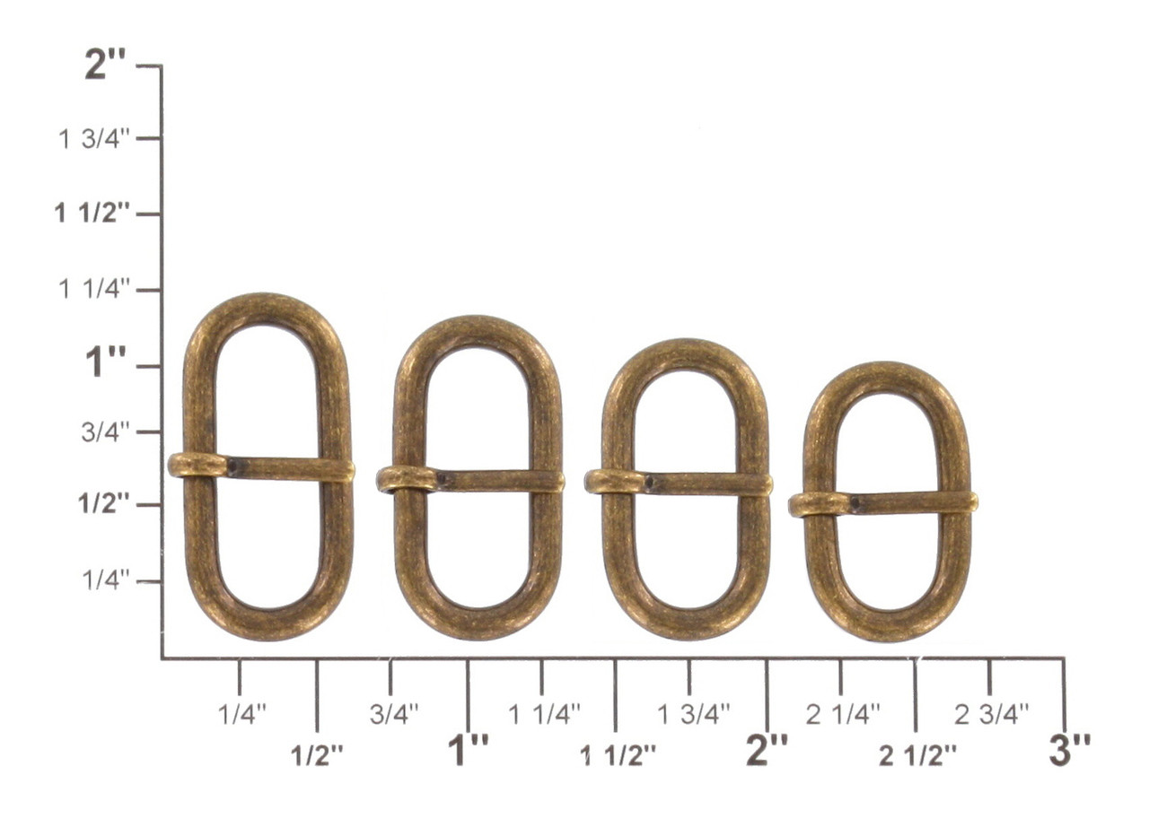 B7574 Antique Brass, Watch Buckle, Solid BrassLL