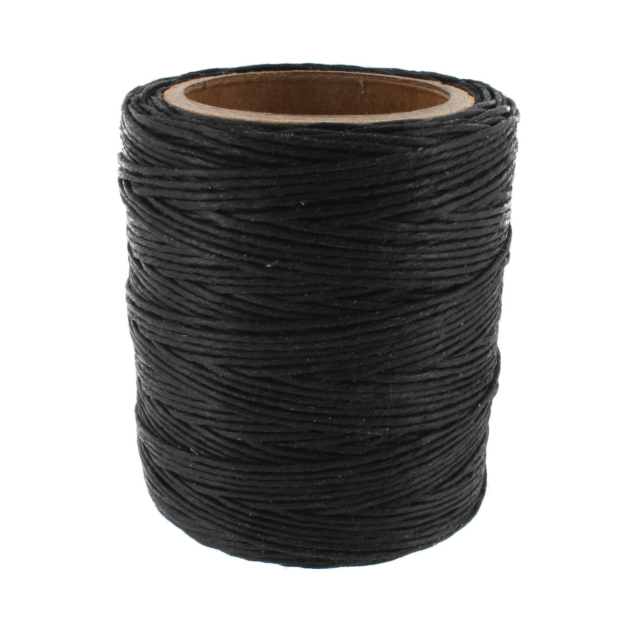 Maine Thread, Twisted Waxed Cord, 70 yard spool, Black 