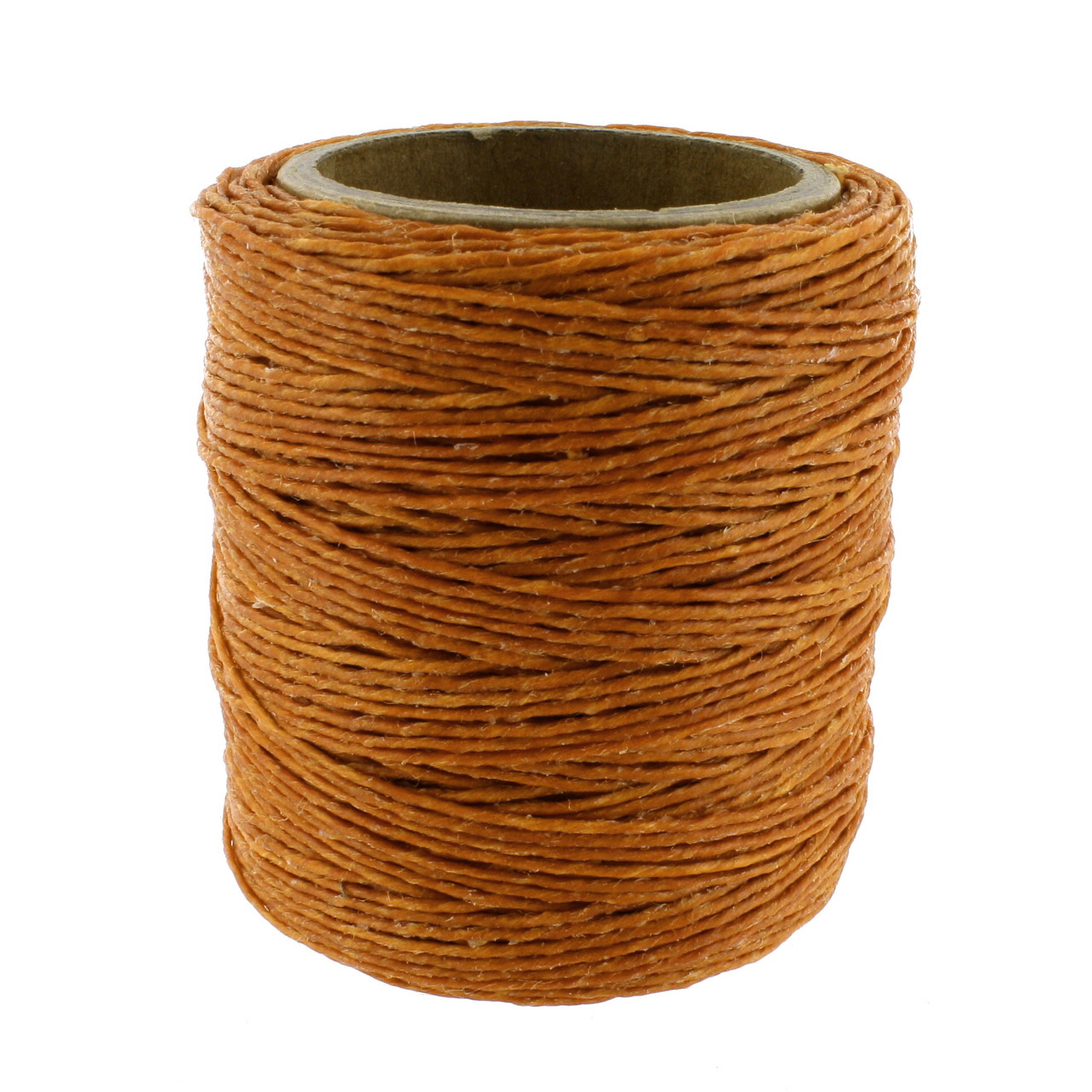 Maine Thread, Braided Waxed Cord, 70 yard spool, Burnt Orange 