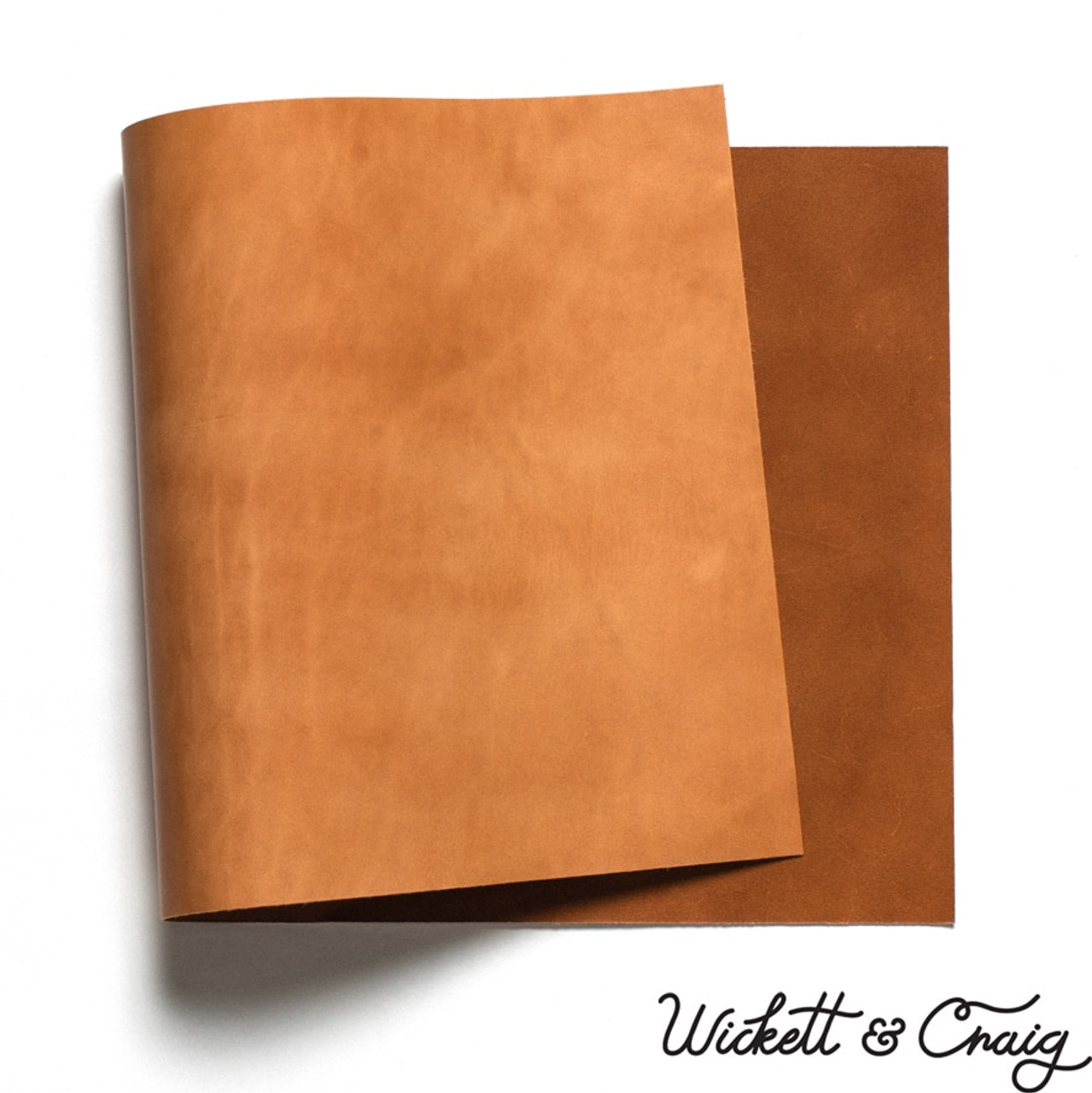 Wickett & Craig 'American Vachetta' Leather, Panel, Natural 