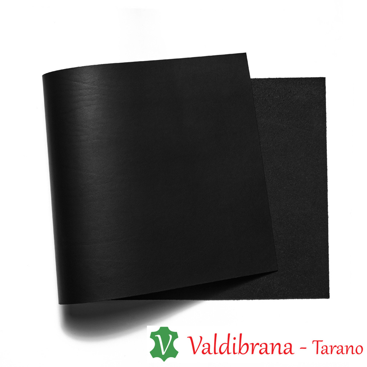 Italian Vachetta Leather Belt, M / Black