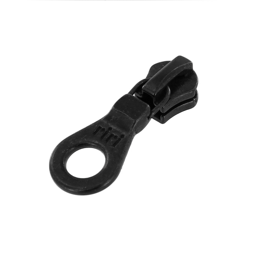 Riri Riri KTA Zipper Pull, Black, Multiple Sizes - Buckleguy.com