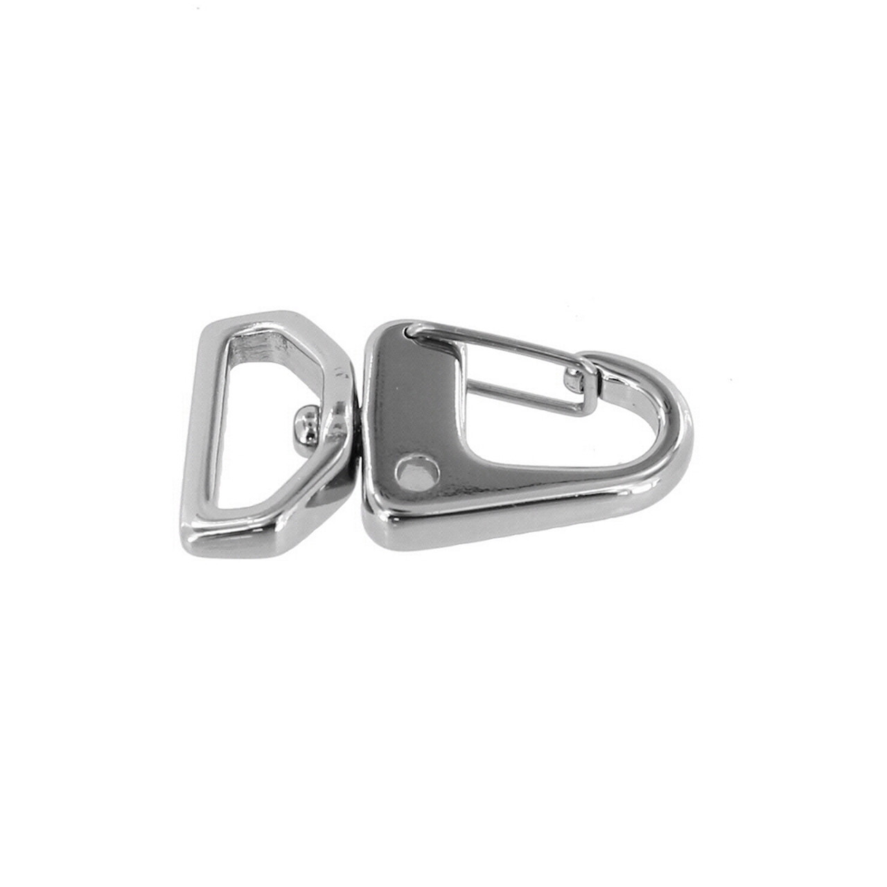 C5250 Nickel Plate Swivel Lever Snap Solid Brass LL Multiple Sizes c5250-nickel-plate-swivel-lever-snap-solid-brass-ll-multiple-sizes