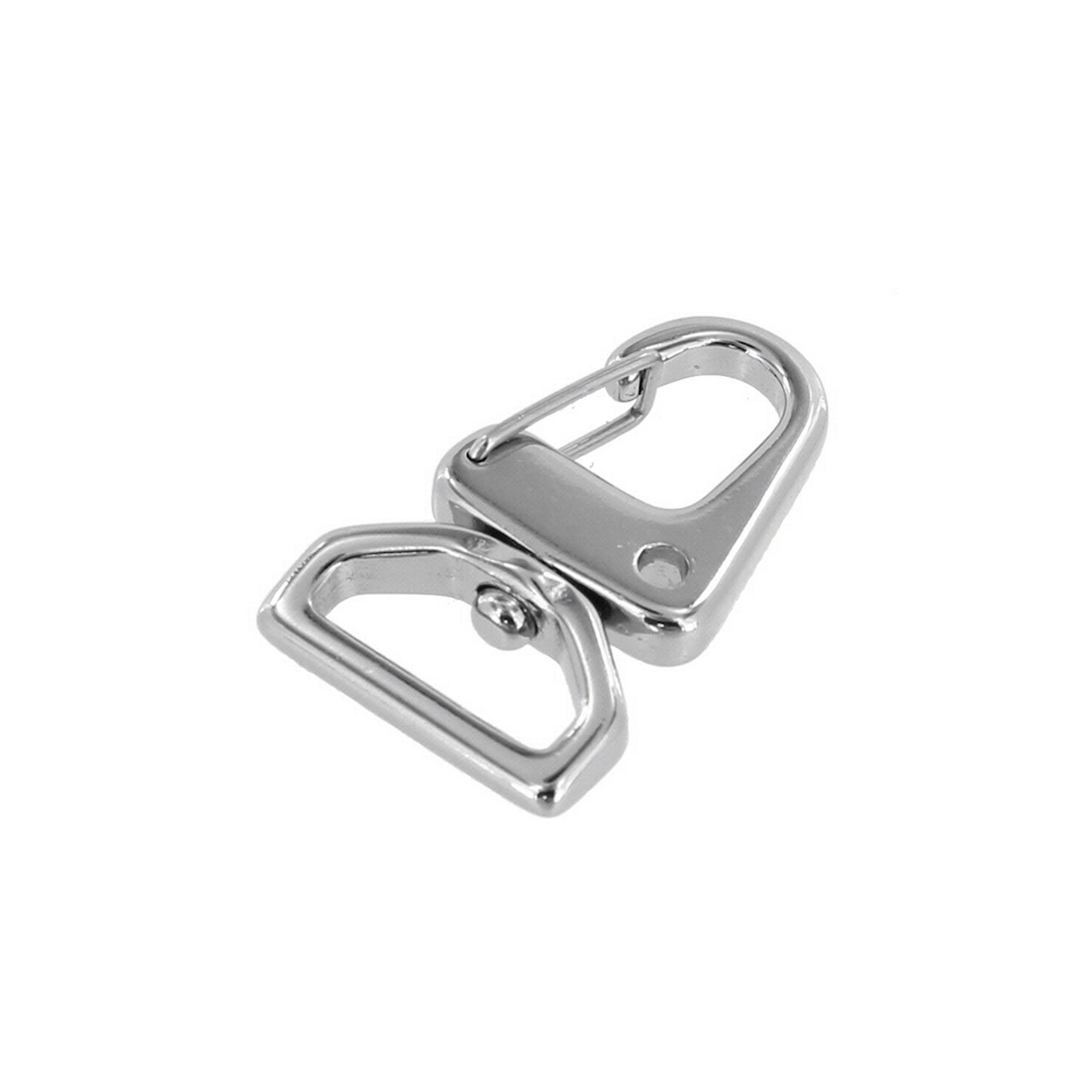 C5250 Nickel Plate Swivel Lever Snap Solid Brass LL Multiple Sizes c5250-nickel-plate-swivel-lever-snap-solid-brass-ll-multiple-sizes