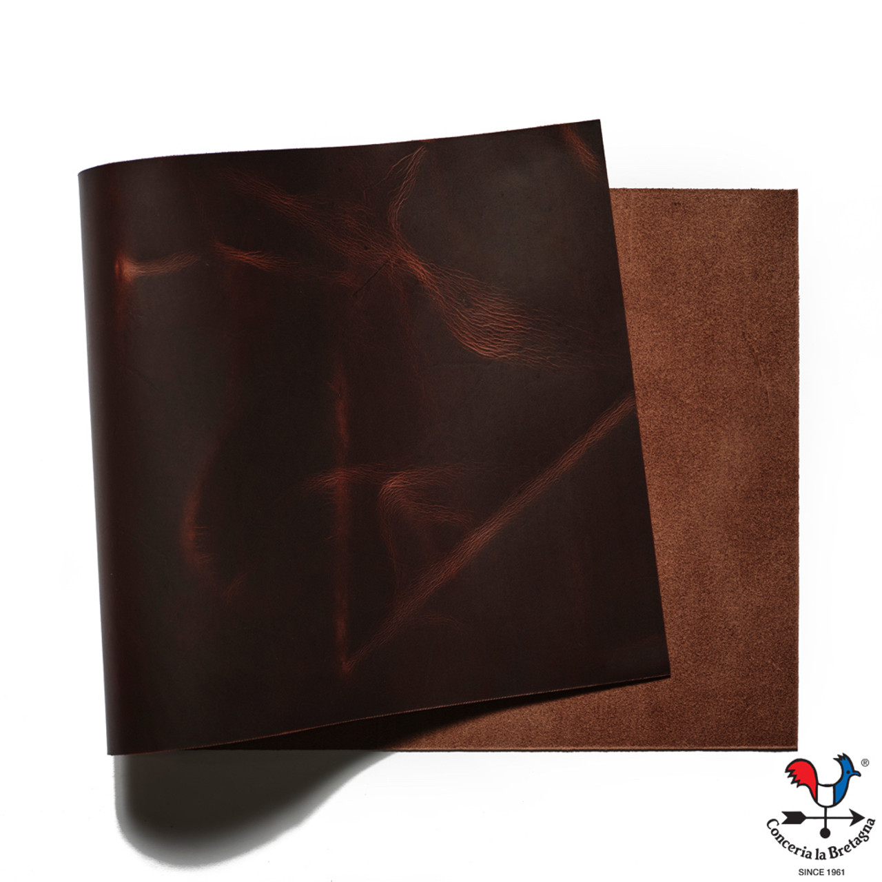 Upholstery Leather, 2/3 oz. - Chocolate