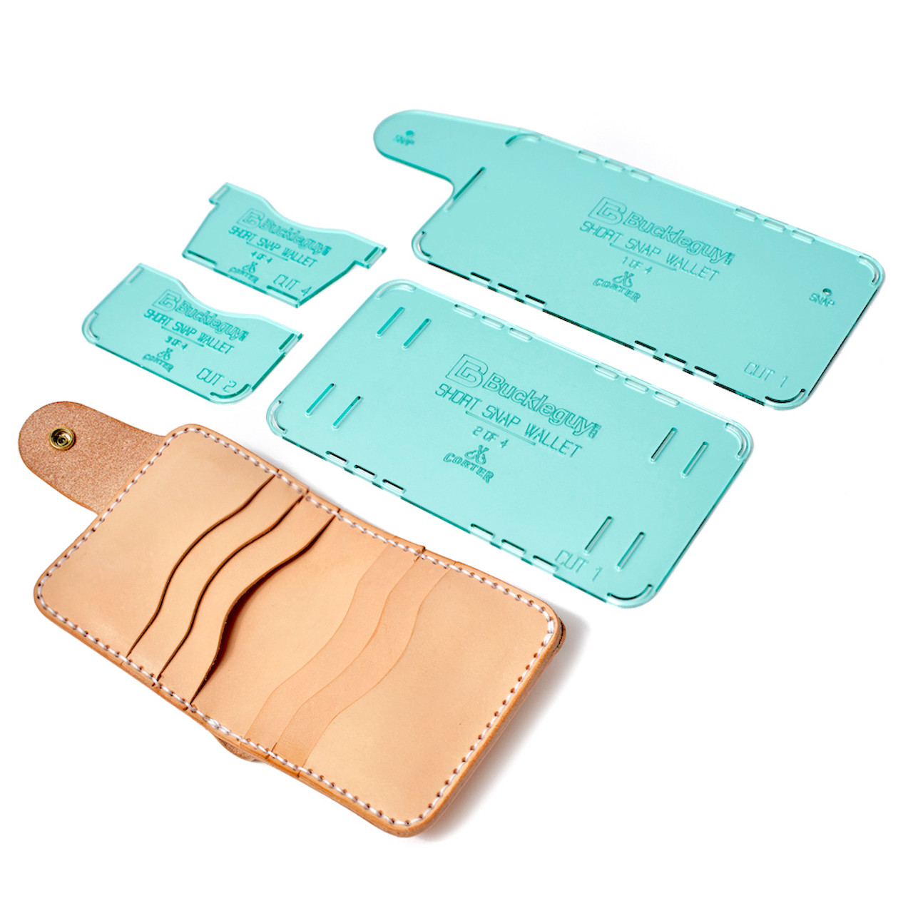 Corter Wrap Wallet, Acrylic Template 
