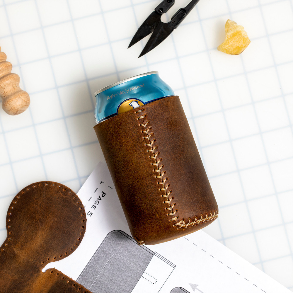 Koosie Leather Pattern PDF Template Buckleguy com