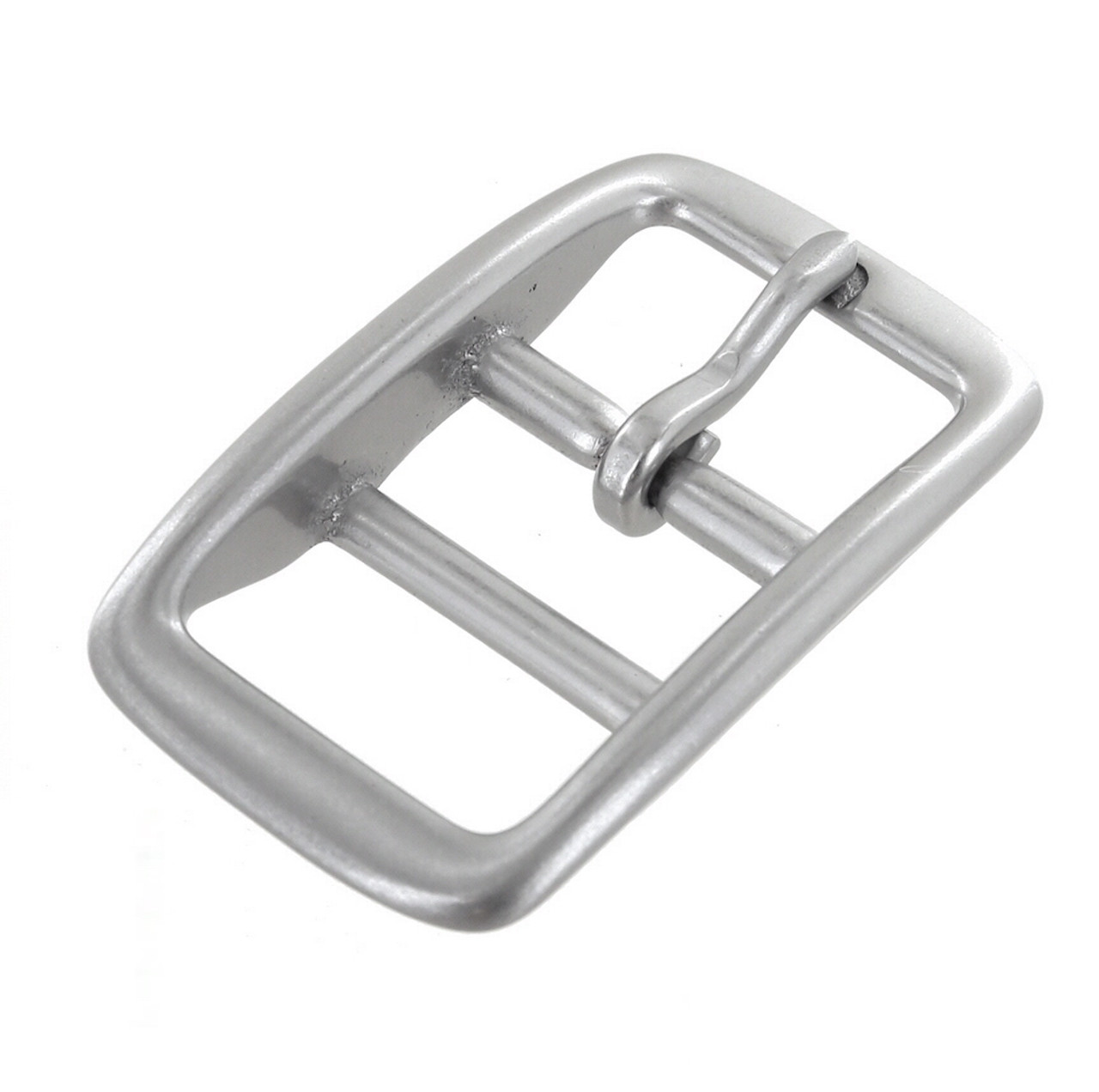 C5384 Nickel Matte, Double Bar Buckle, Solid Brass-LL, Multiple Sizes ...
