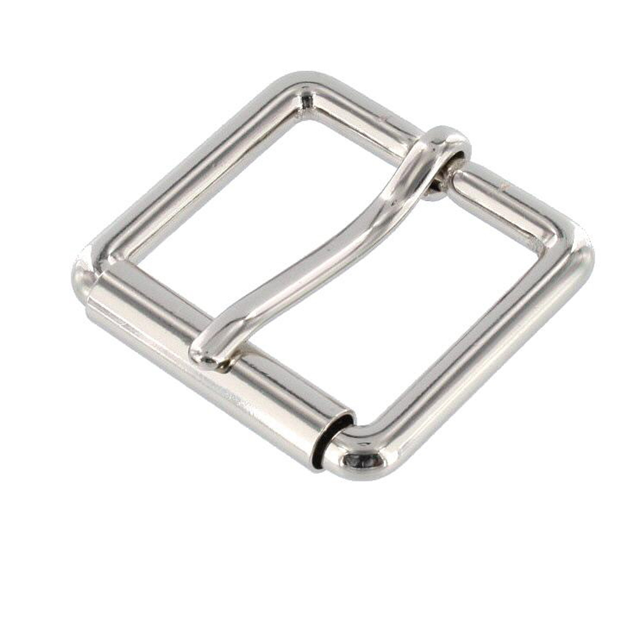 B7100 Nickel Plate, Roller Buckle, Solid Brass-LL, Multiple Sizes ...