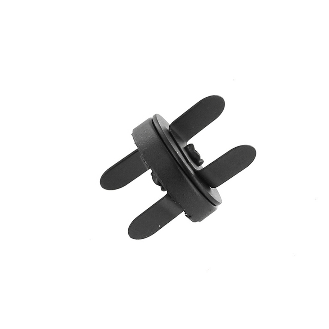 Round Magnetic Snap Black Matte Buckleguy round-magnetic-snap-black-matte-buckleguy