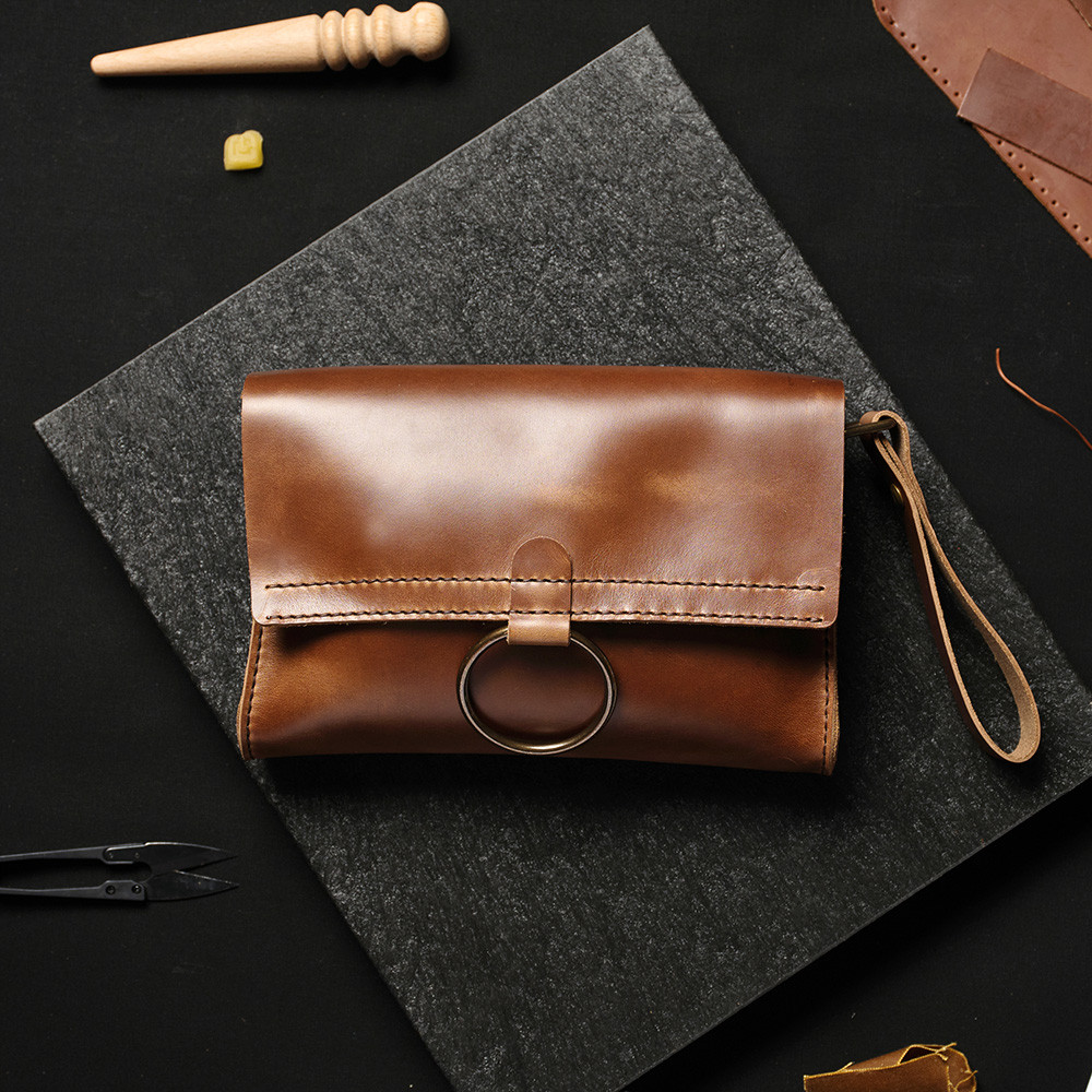 DIY Danesh, Hjordis, Clutch Leather Kit - Buckleguy.com