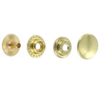 Line 20 / Line 24 Ring Socket Snap Fastener, Copper Plate, Solid