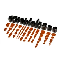Steel Rule Clicker Die, Hearts (8 pc set)