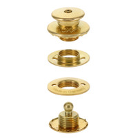 LOXX® Fastener Set, Nickel Plate, Solid Brass