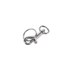 G4674 1/4" Nickel Plate, Swivel Bolt Snap w/O-Ring, Solid Brass